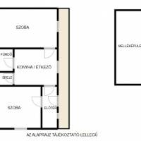 Eladó Táborfalván egy két szobás felújítandó családi ház nagy telekkel
